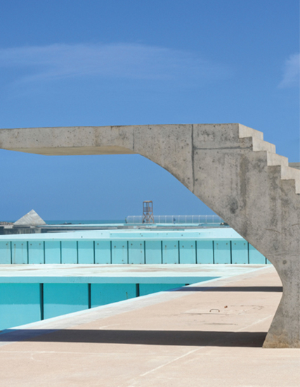 LARGE MUNICIPAL SWIMMING POOL OF RABAT